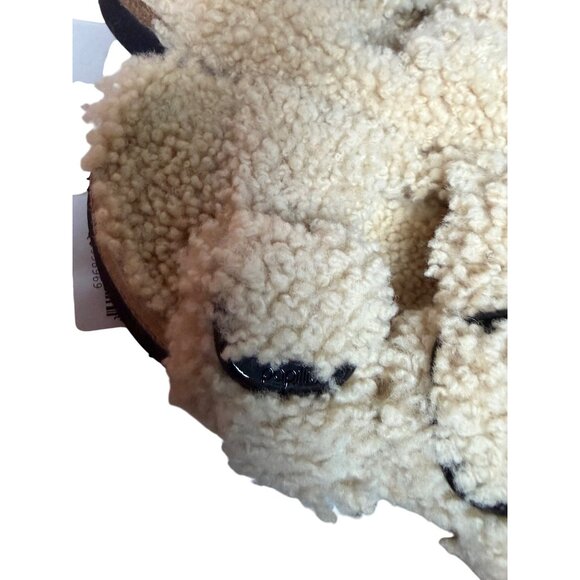 Papillio By Birkenstock Arizona Shearling Sandals Teddy Eggshell Size 39 8 New - Picture 14 of 16